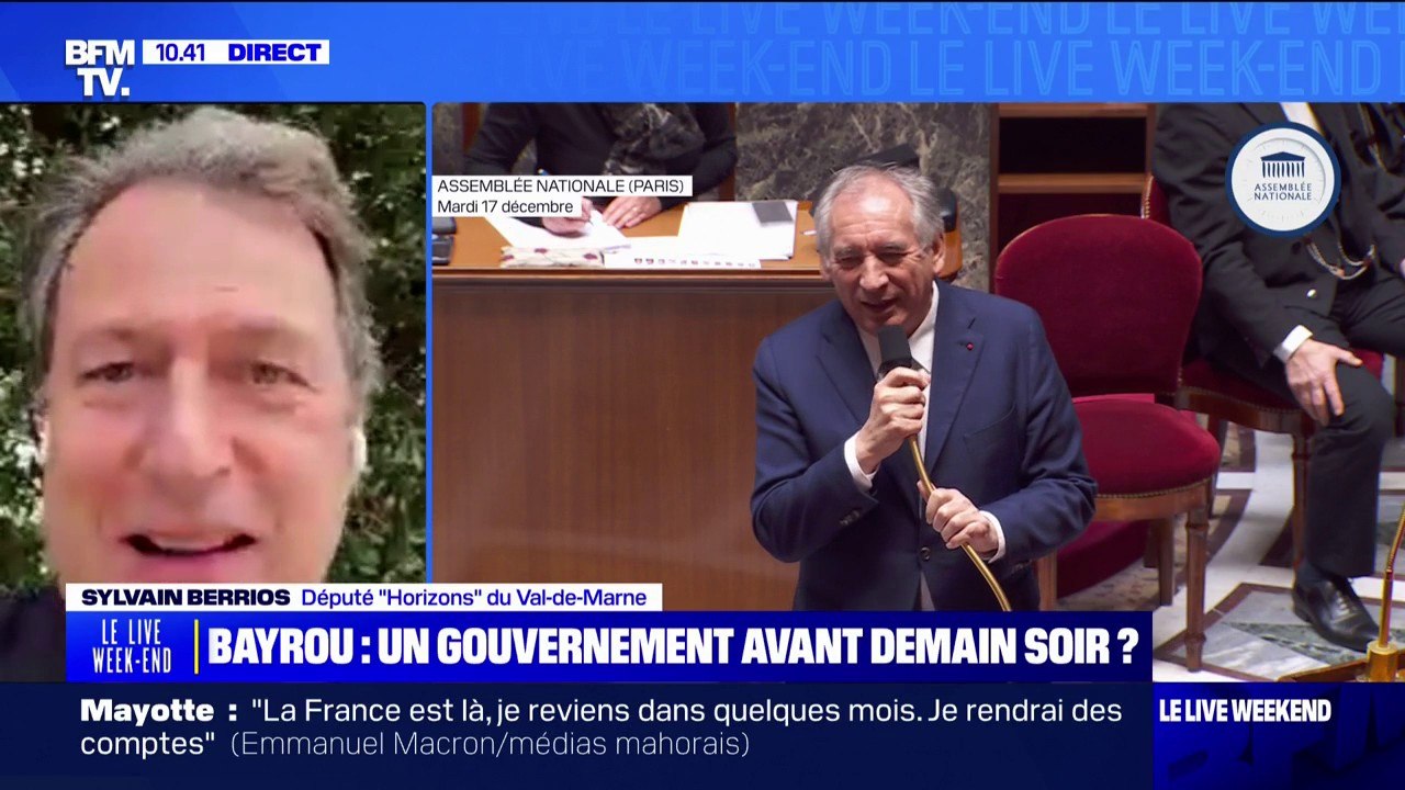 Consultations de François Bayrou: "Jean-Luc Mélenchon essaye de braquer la République", affirme Sylvain Berrios (député "Horizons")