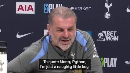 'I'm just a naughty little boy' - Postecoglou responds to Slot's praise