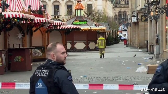 Il mercatino di Natale a Magdeburgo dopo l'attacco mortale