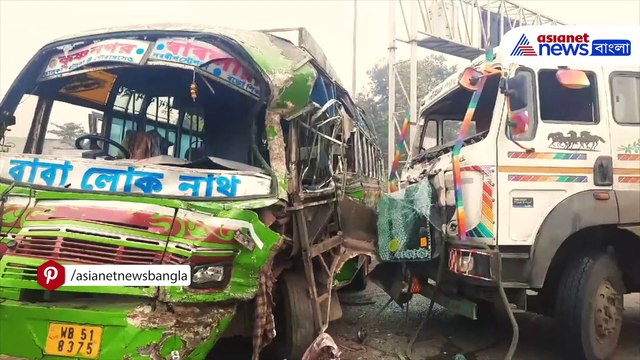 রংরুটের জেরে মুখোমুখি যাত্রীবাহী বাস ও ডাম্পার! সংঘর্ষে কেঁপে উঠলো গোটা এলাকা