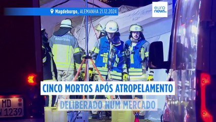 Governo alemão confirma cinco mortos no ataque a mercado de Natal em Magdeburgo