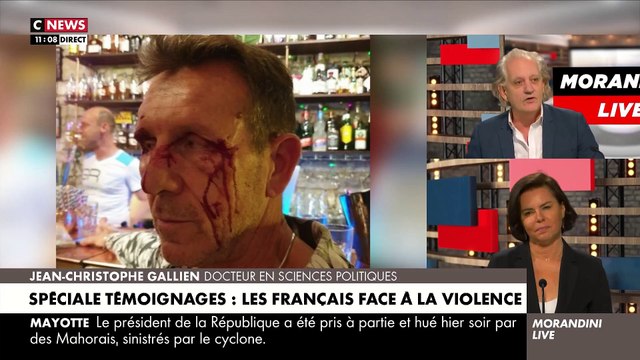 Agression homophobe : Le témoignage, dans Morandini Live, de Rémi Delor agressé à Nîmes aux cris de On va taper du PD