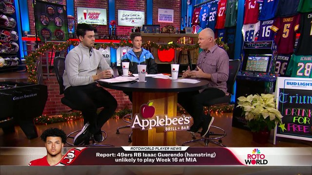 Monitor Isaac Guerendo, Alvin Kamara injuries in Week 16 | Fantasy Football Happy Hour | NFL on NBC