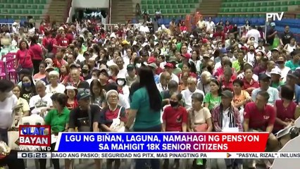 Biñan LGU, pinasaya ang senior citizens sa pamaskong pensyon