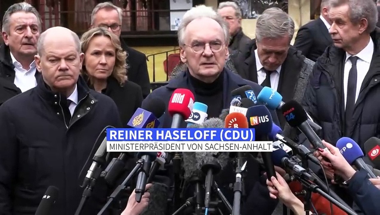 Haseloff: Fünf Tote und mehr als 200 Verletzte in Magdeburg