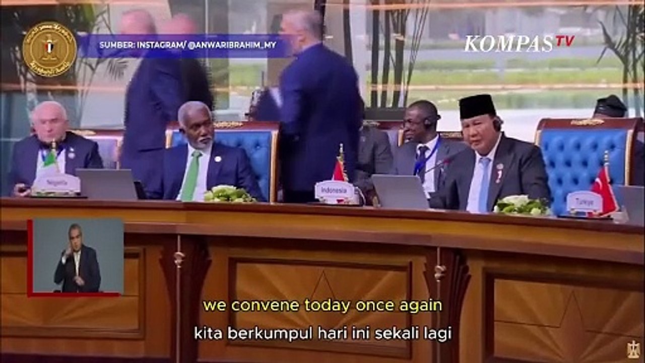 PM Malaysia Dukung Pernyataan Prabowo soal Palestina di KTT D-8 Mesir