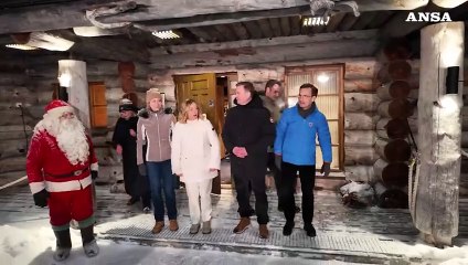 Meloni al vertice Nord-Sud in Lapponia con Kristersson, Mitsotakis e Kallas