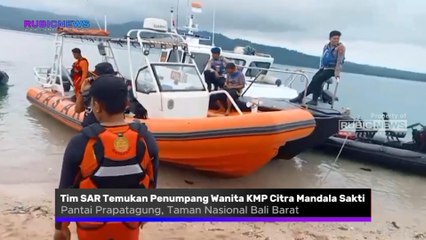 Tim SAR Temukan Penumpang Wanita KMP Citra Mandala Sakti yang Menceburkan Diri di Selat Bali dalam Kondisi Meninggal Dunia, Ternyata Ini Lokasinya
