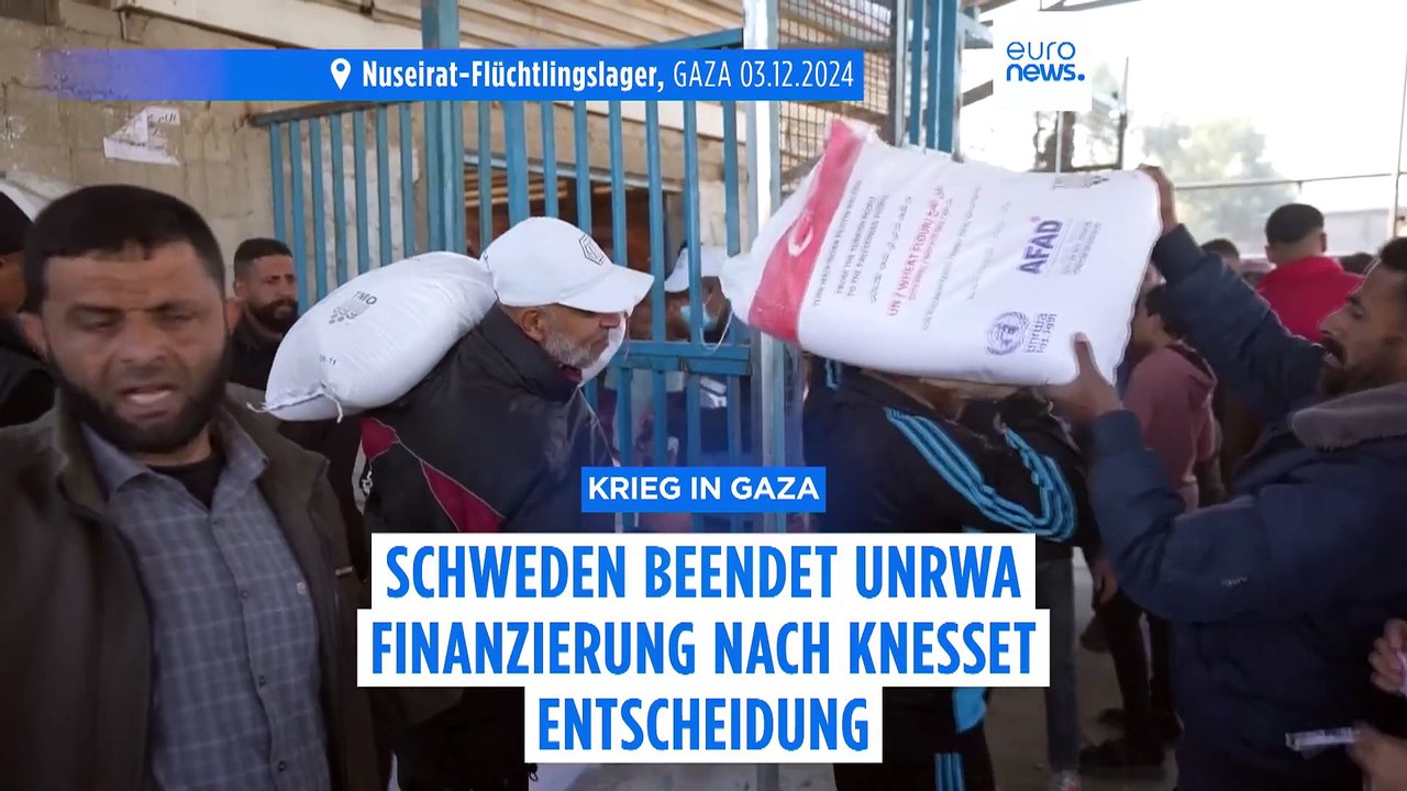 Schweden beendet UNRWA Finanzierung
