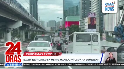Daloy ng trapiko sa Metro Manila, patuloy na bumibigat | 24 Oras Weekend
