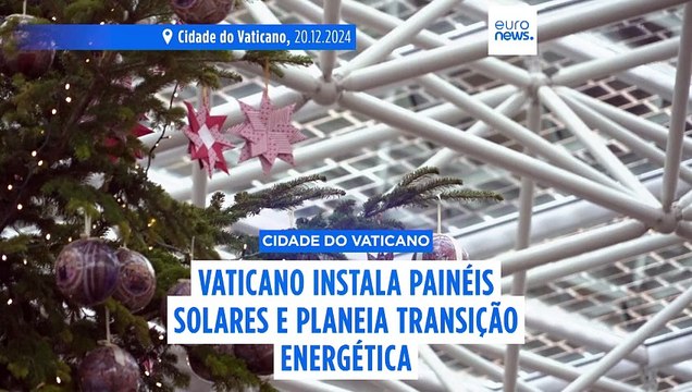 Vaticano revela telhado com painéis solares como parte da transição para a energia verde