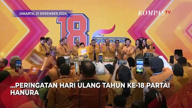 Pramono-Rano Kompak Berbatik di HUT Ke-18 Partai Hanura