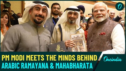 PM Modi in Kuwait: Honors Arabic Translators of Ramayana & Mahabharata, Engages with Indian Diaspora