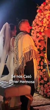 Elmer Hermosa vocalista de Los Kjarkas se casó con Jennifer en una ceremonia íntima