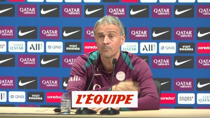«On est le vainqueur sortant, on veut continuer à gagner» : Luis Enrique  - Foot - Coupe - PSG