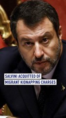 Italy’s Deputy PM Matteo Salvini acquitted in migrant boat case