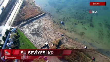 Sapanca Gölü'nde su seviyesi kritik noktada