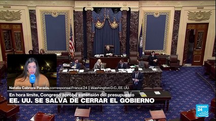 Informe desde Washington: a última hora, EE. UU. evita cierre de gobierno