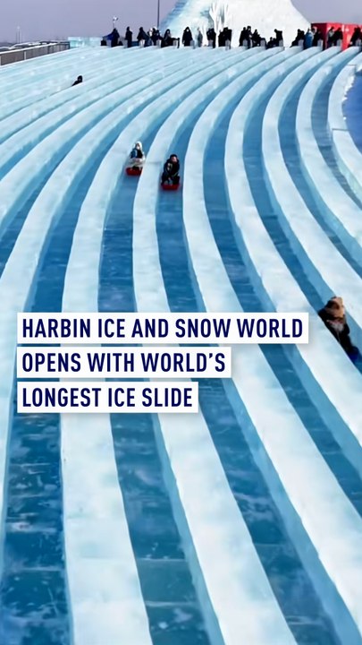 Harbin Ice and Snow World opens with world’s longest ice slide