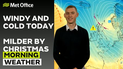 Met Office Sunday Morning Weather Forecast 22/12/2024