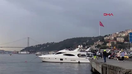 İstanbul'da yağmur öncesi kartpostallık manzara