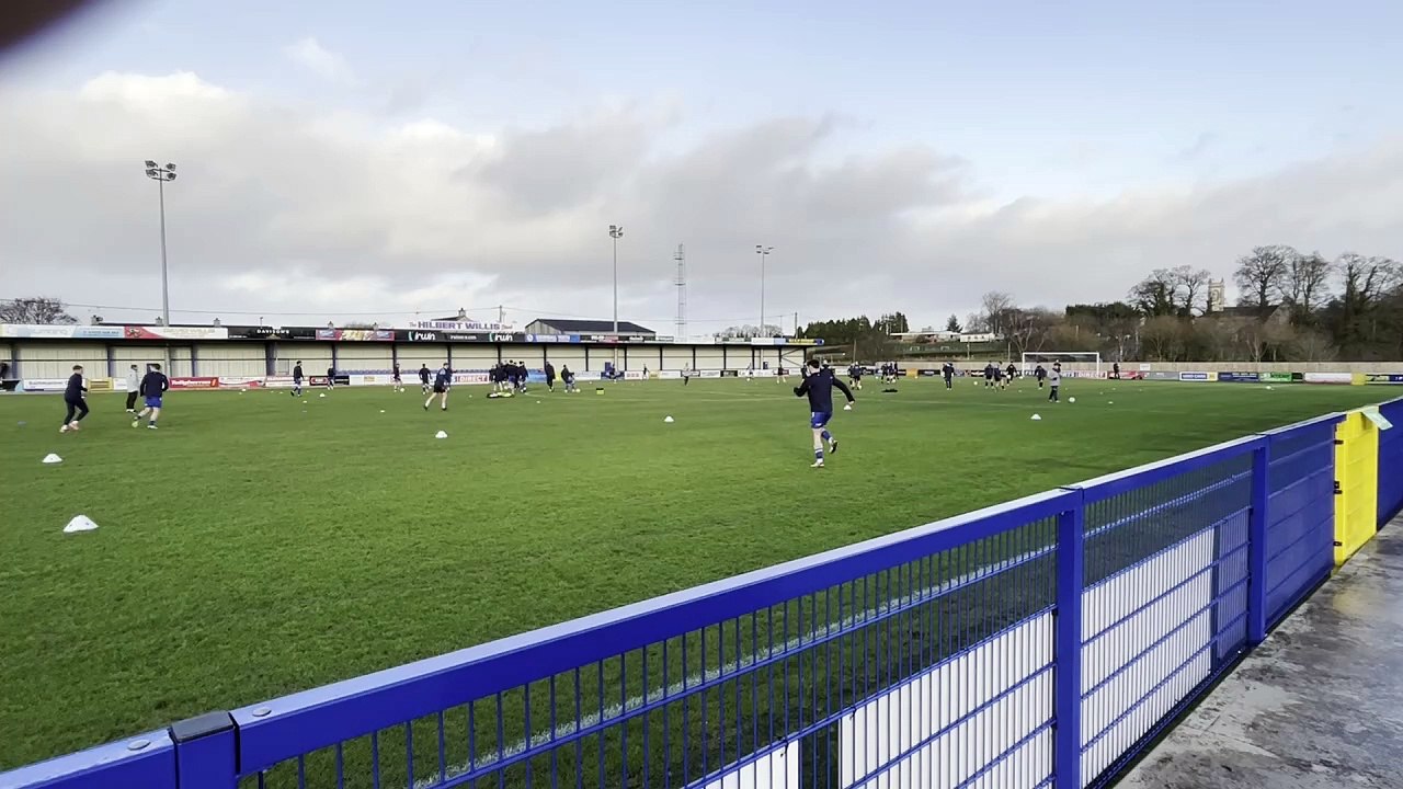 Pre-match scenes at Lakeview Park ahead of Irish League clash between Loughgall and Ballymena United