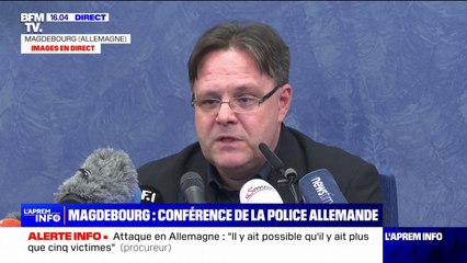 Attaque à Magdebourg: "Il est possible qu'il y ait plus de cinq victimes", prévient l'adjoint au maire de la commune
