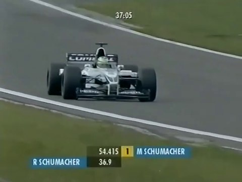 F1 – Ralf Schumacher (Williams BMW V10) lap in qualifying – European GP 2000