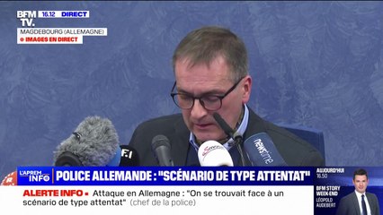 Attaque à Magdebourg: "Il n'y a qu'un seul auteur", assure le procureur Horst Walter Nopens