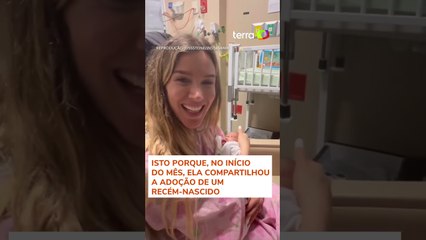 Cantora descobre gravidez dias após adotar recém-nascido: ‘Chocada foi pouco’ #shorts