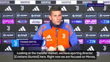 Motta reveals that Juventus could be active in transfer window