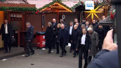 “Temos de nos unir contra o ódio”, diz Scholz em visita a Magdeburgo após ataque mortal