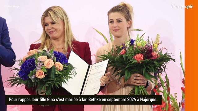 Michael Schumacher face à une grande nouvelle, sûrement le plus beau des cadeaux qu'il pouvait espérer pour Noël...