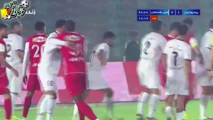 گل چهارم بازی پرسپولیس و مس‌رفسنجان