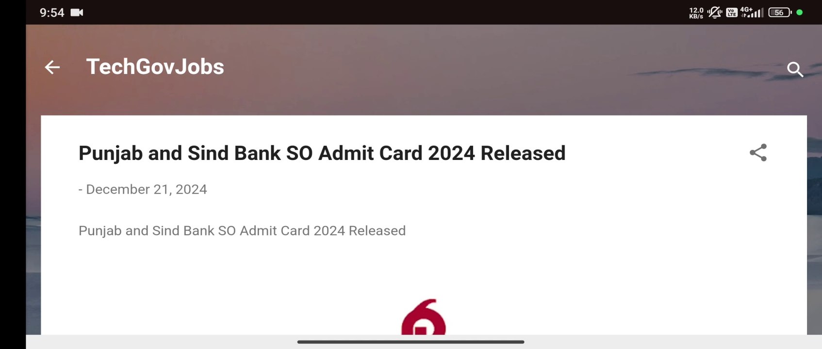 Punjab and Sind Bank SO Admit Card 2024 Released – Download Now!