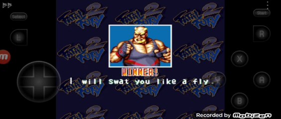 Fatal Fury 2 Big Bear vs Kim Kaphwan luta completa