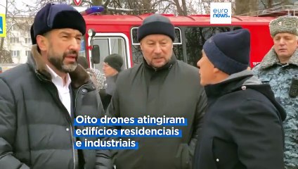 Ataque maciço com drones ucranianos atinge edifícios residenciais em Kazan