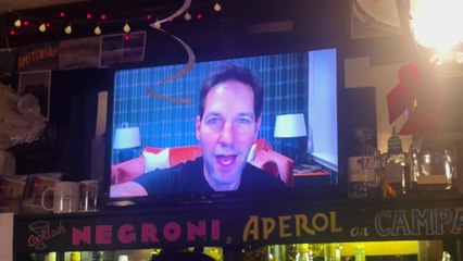 Actor Paul Rudd appears as question master at Britain's most popular pub quiz