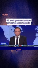 U.S. averts government shutdown as Congress passes funding bill