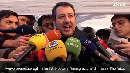 Open Arms, Salvini: "Bellissima giornata"