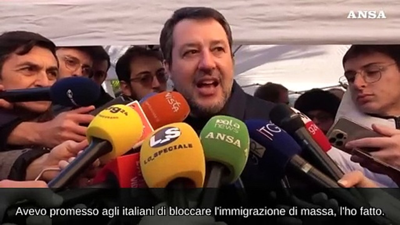 Open Arms, Salvini: "Bellissima giornata"