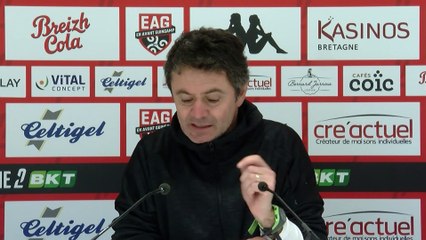 EAG - SM Caen : le point presse de Sylvain Ripoll