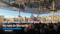 200 personnes marchent pour Mayotte dans les rues de Marseille