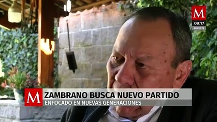 Exdirigente del PRD, Jesús Zambrano, creará un nuevo partido político; no será de izquierda