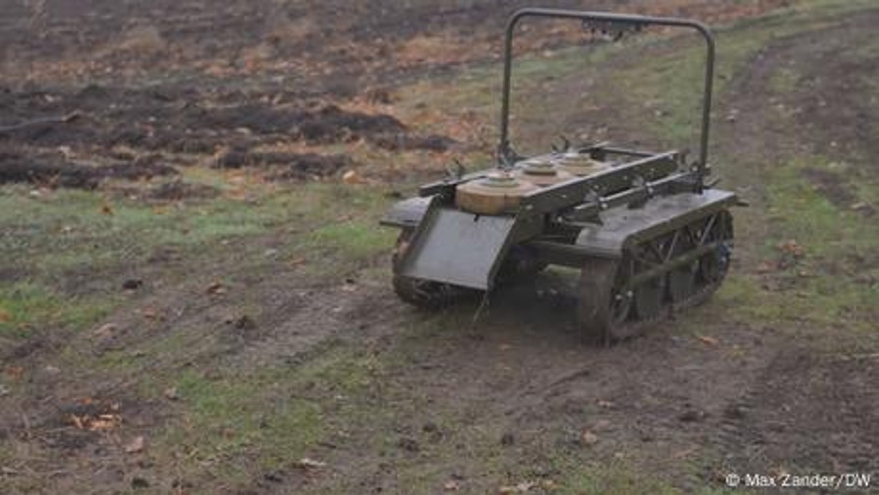 Ukraine setzt im Krieg auf kleine Landroboter