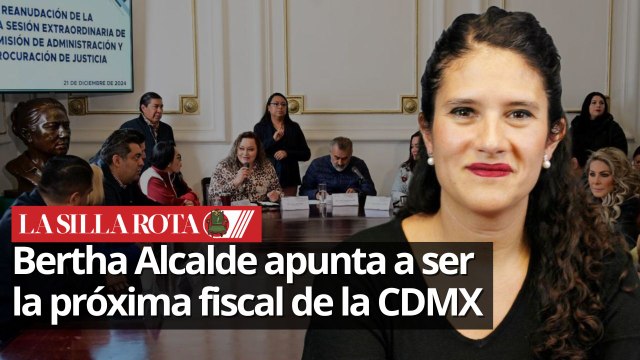 Bertha Alcalde Luján lista para ser la próxima Fiscal General de Justicia de la CDMX