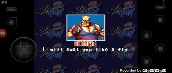 Fatal Fury 2 Big Bear vs Andy Bogard luta completa