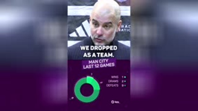 Guardiola refuses to blame players after ANOTHER City defeat