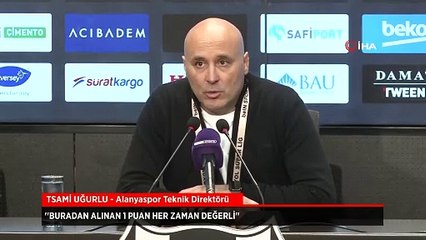 Alanyaspor Teknik Direktörü Sami Uğurlu: 3 puan almak istiyorduk