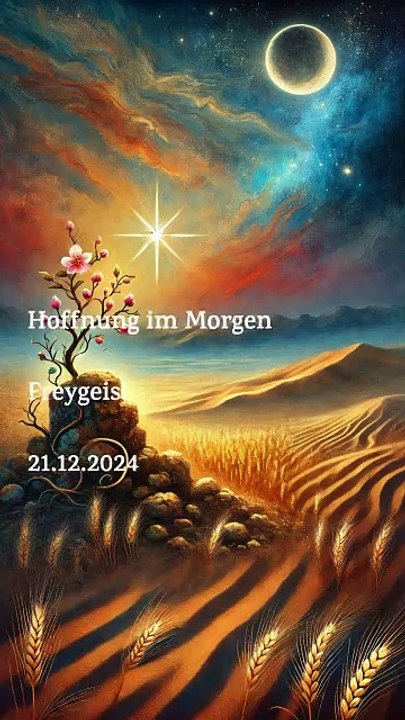 Hoffnung im Morgen